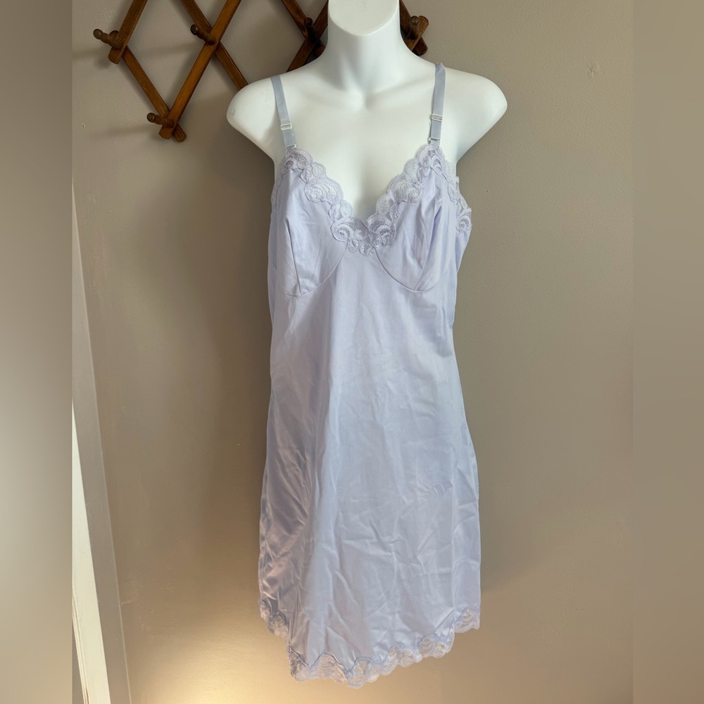 NWT VTG French Maid Montreal Lavender Slip Dress - Deadstock - Size 36 / Small